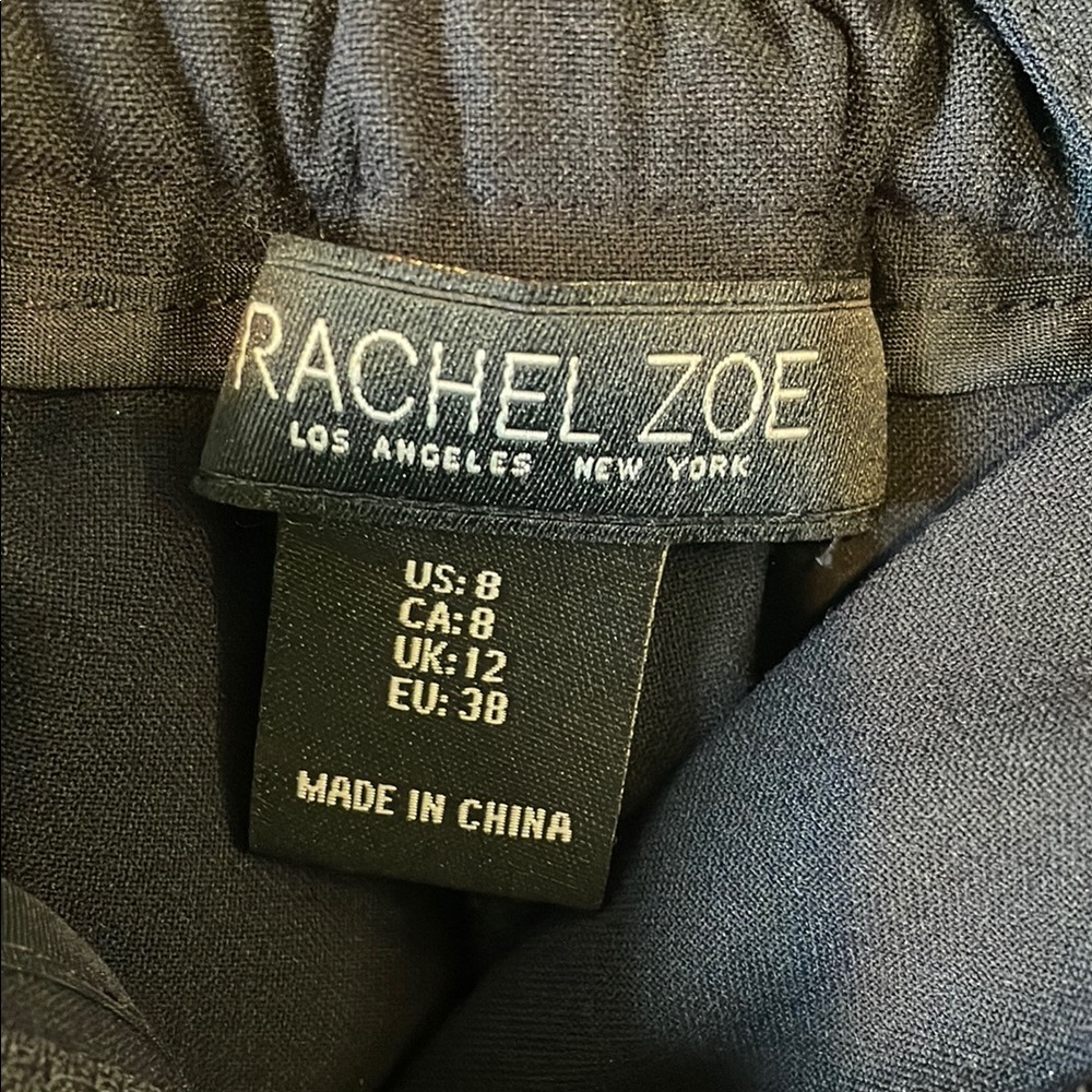 Rachel Zoe navy blue women’s shorts with detachable belt - Picture 3 of 6